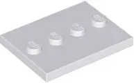 lego-88646-lekki-szary-gladka-plytka-zmodyfikowana-3x4-z-4-kolkami-10szt