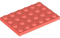 lego-3032-koralowy-6258105-plytka-4x6-1-szt-nowy