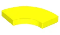 lego-27925-fluorescencyjny-zolty-gladka-plytka-zaokraglony-naroznik-50szt