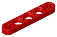 lego-11478-czerwony-technic-belka-cienka-1x5-otwory-na-os-632704-10szt
