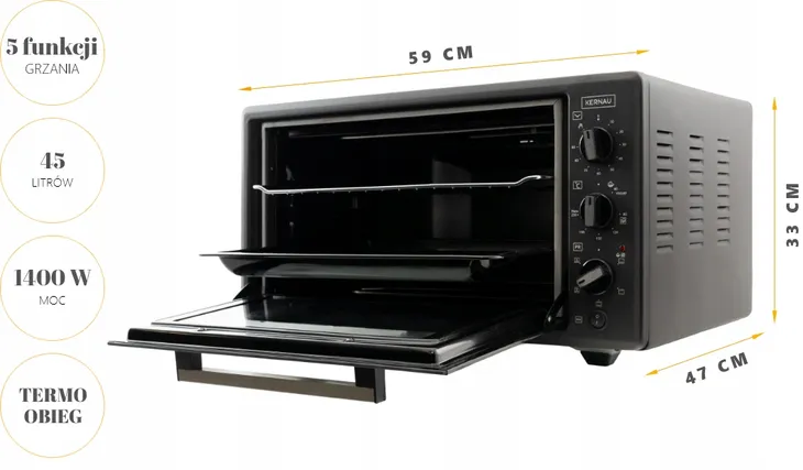 mini-piekarnik-kernau-ksfo-541-mb-stan-nowy