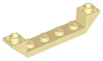 lego-52501-piaskowy-6312481-skos-odwrocony-45-6x1-bez1x4-1-szt-nowy