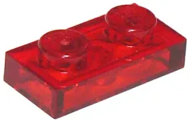 lego-3023-przezr-czerwony-6514003-plytka-1x2-1-szt-nowy