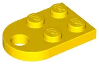 lego-3176-zolty-4188313-plytka-zmodyfikowana-2x3-z-otworem-1-szt-nowy