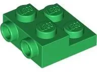 lego-4304-zielony-plytka-zmodyfikowana-2x2x2-3-z-2-kolkami-z-boku-5szt