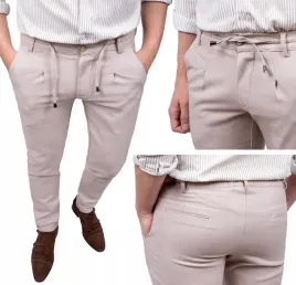 spodnie-meskie-eleganckie-bezowe-zwezane-casual-37