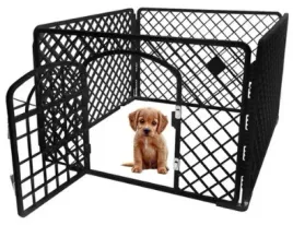 bemi-metalowy-kojec-wybieg-zagroda-dla-psa-szczeniaka-czarny