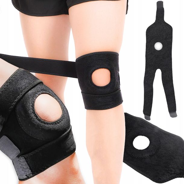 ORTEZA KOLANA PROFESJONALNA STABILIZATOR STAWU KOLANOWEGO NA RZEPY KOLANA