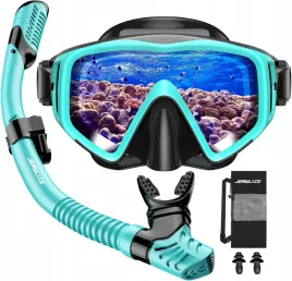 maska-do-nurkowania-z-rurka-jemulice-pro-turkusowy
