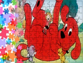 puzzle-tradycyjne-clifford-wielki-czerwony-pies-producent