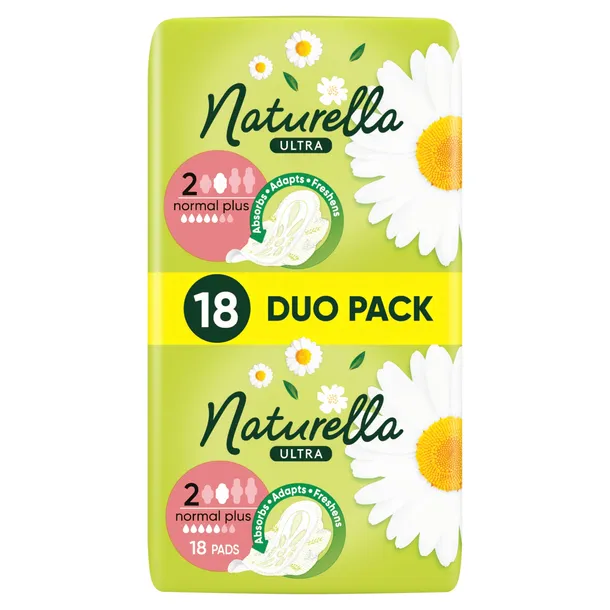 naturella-ultra-podpaski-normal-plus-18szt-poziom-chlonnosci-wysoka