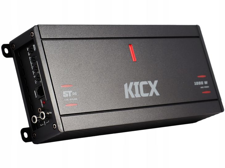 ﻿KICX ST D1 - WZMACNIACZ 1 Kanałowy MONOBLOK 400/650/1000W RMS PILOT