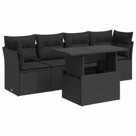 5-cz-zestaw-wypoczynkowy-do-ogrodu-poduszki-czarny-rattan-pe