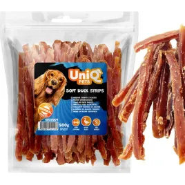 przysmak-przekaska-dla-psa-miekkie-paski-z-kaczki-stripsy-94percent-uniq-500g