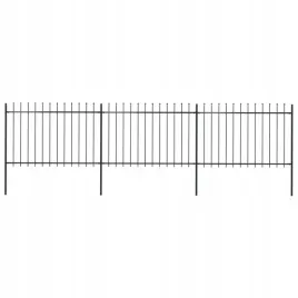vidaxl-ogrodzenie-z-pretow-z-grotami-stalowe-51-x-12-m-czarne