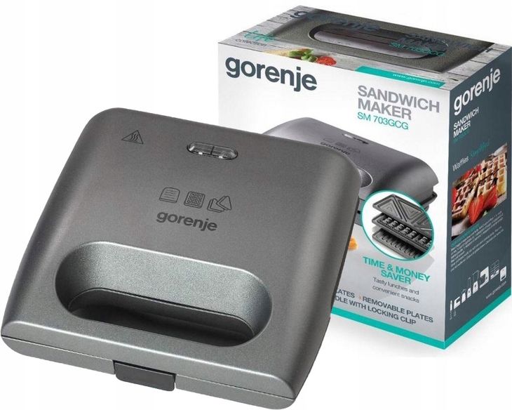 OPIEKACZ 3w1 SM 703GCG GORENJE GOFROWNICA TOSTER
