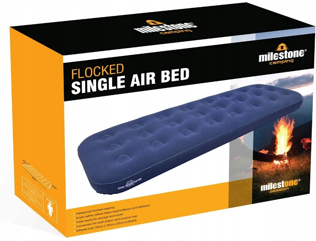 materac-milestone-camping-niebieski