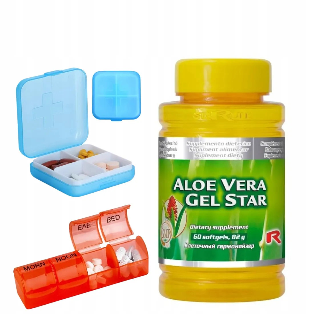 Starlife ALOE VERA GEL Aloes Misz Wtroba Odporno Kapsuki + GRATIS   234441185 - ERLI.pl