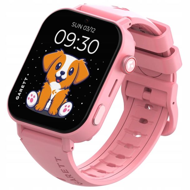 ﻿Smartwatch dla dzieci Garett REL 4G różowy