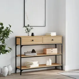 vidaxl-stolik-konsolowy-dab-sonoma-100x25x75-cm