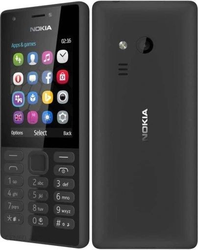 ﻿Telefon komórkowy Nokia 216 Dual Sim | Czarny | Oryginalne opakowanie