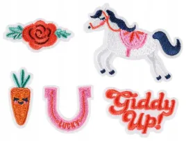 naprasowanki-giddy-up-naszywki-ozdoby-na-ubrania-konik-roza-podkowa-5szt