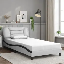vidaxl-rama-lozka-z-zaglowkiem-bialo-czarna-100x200-cm-ekoskora