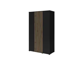 szafa-otwierana-trzydrzwiowa-z-lamelami-120cm-x-200cm-czarna-lamele-wotan