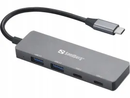 hub-sandberg-usb-c-do-2xusb-a-2xusb-c-model-v-6futp-07y-136-50