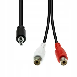 kabel-proxtend-3-pin-na-2-x-rca-m-f-czarny-20cm-m32xrcaf-002