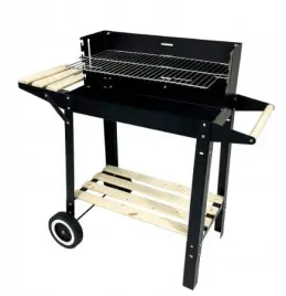 grill-ogrodowy-weglowy-z-polkami-na-kolkach