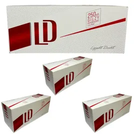 1000-gilz-ld-red-250szt-x-4-gilzy-papierosowe-ks-biale-tutki-8-mm