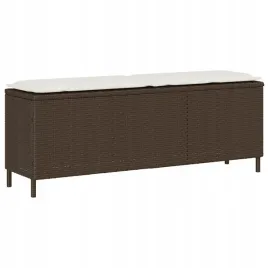 lawka-ogrodowa-z-poduszka-brazowa-110x30x405-c