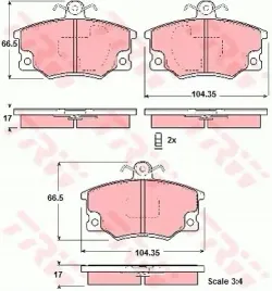klocki-hamulcowe-trw-alfa-romeo-155-przod