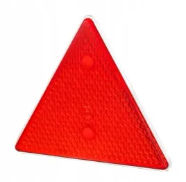 odblask-trojkatny-srub-m5-czerwony-obramowka-150mm