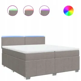 lozko-kontynentalne-z-materacem-taupe-tkanina-200x200-cm