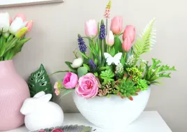 tulipany-gumowane-stroik-motylek-rozowy
