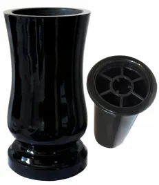 wazon-nagrobny-w10-czarny-polysk-27-x-15-cm