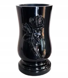 wazon-nagrobny-w-roza-czarny-polysk-27-cm