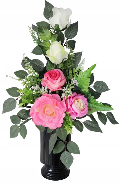 stroik-bukiet-roza-rozowa-wysokosc-28-cm