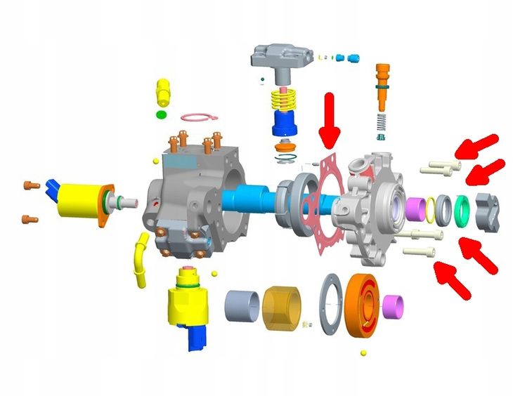 Uszczelki pompy wtryskowej VDO X39-800-300-020Z - ERLI.pl