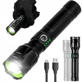 mocna-latarka-taktyczna-wojskowa-led-akumulatorowa-usb-c-pro-zoom-powerbank