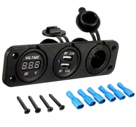 gniazdo-zapalniczki-12v-usb-5v-2a-woltomierz-samochodowy-panel-auto-pls37a