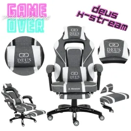 fotel-gamingowy-deus-pro-gaming-x-stream-gray-white-obrotowy-dla-graczy