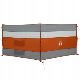 camping-windbreak-szary-i-pomaranczowy-340x130-cm