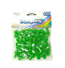 pompony-1cm-10mm-zielony-100-szt-brewis-pom18