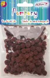 pompony-dekoracyjne-aliga-brazowe-1cm-120sz-pom-310