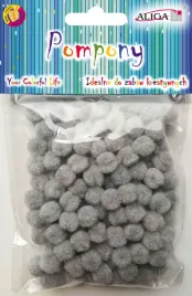 pompony-dekoracyjne-aliga-szare-1cm-120szt-pom-311