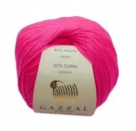 wloczka-gazzal-baby-cotton-kolor-neon-rozowy-61