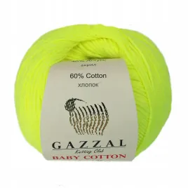 wloczka-gazzal-baby-cotton-kolor-neonowy-zolty-62